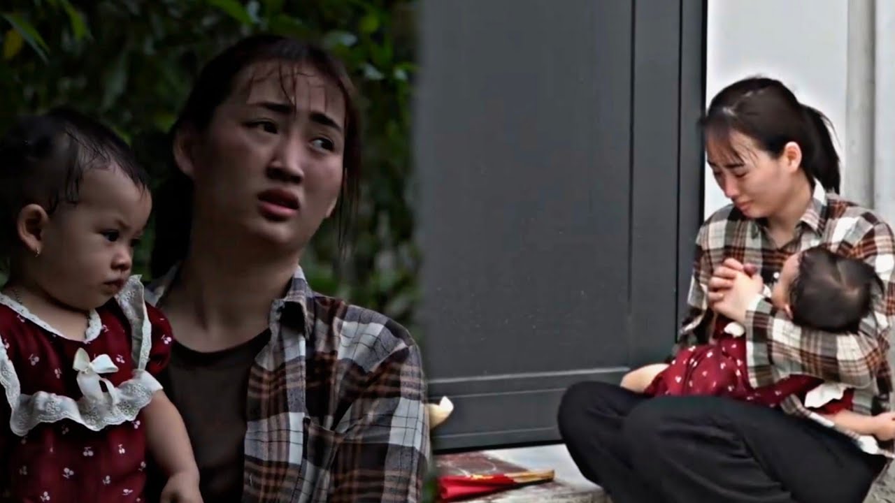 Poor Single Mother Living in an Abandoned House Protects Her Baby – Emotional Story
