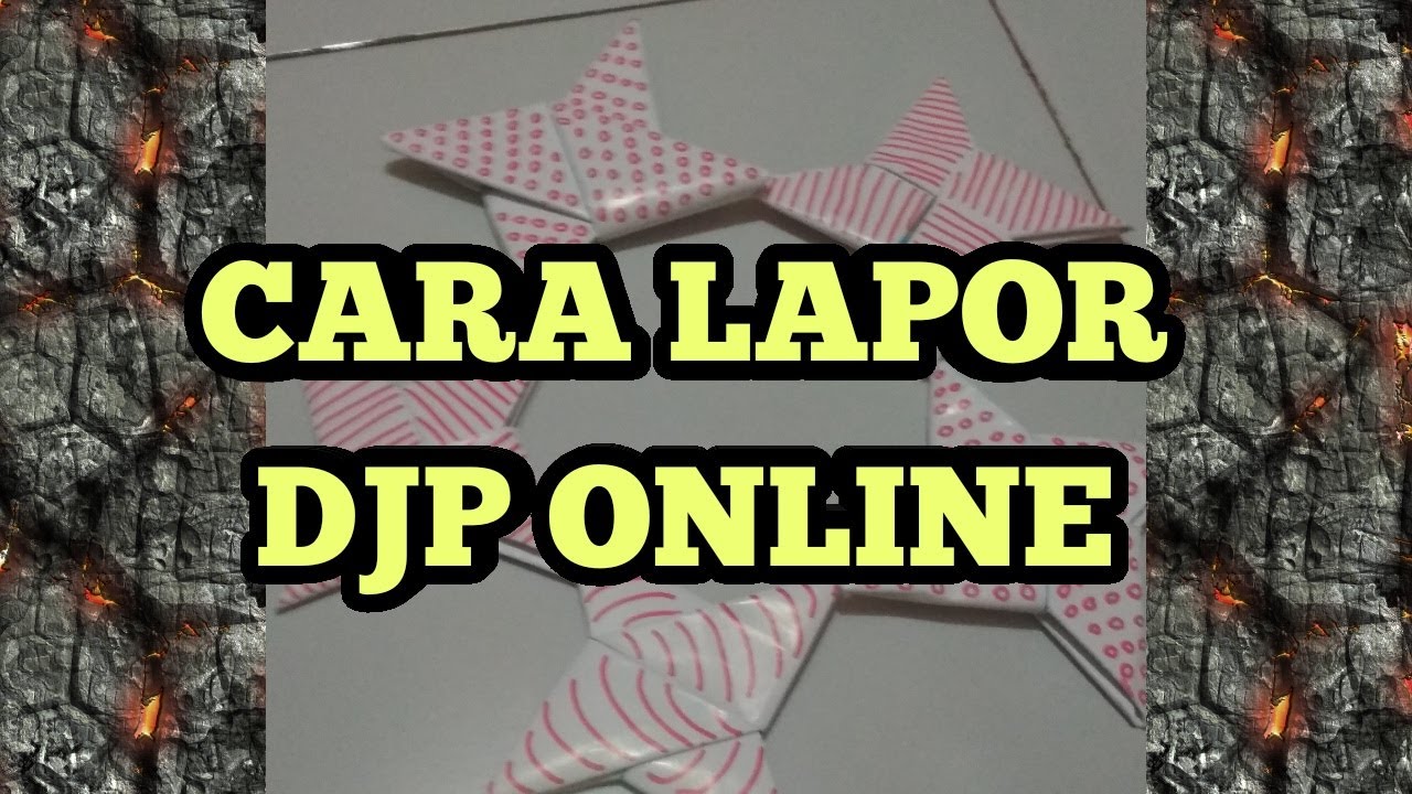 CARA LAPOR PAJAK PENGHASILAN DI DJP ONLINE 