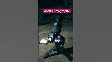 Canon 200D moon photography with 55-250 mm #photography #canon #moon #dslr #sony #nature #reels