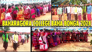 BAHARAGORA COLLEGE | BAHA BONGA 2024 | SAGUN BAHA BONGA ! Santhali vlog|@HopontaHansda-wy4nd