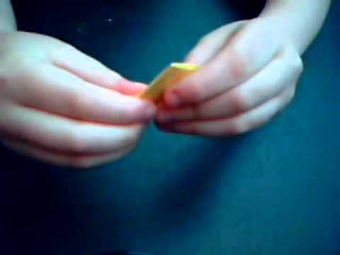 Origami Crane From Round Paper Youtube