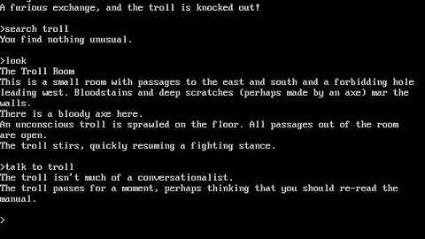 DOSBox 0 74, Cpu speed  max 100% cycles, Frameskip  0, Program     ZORK1 3 5 2018 4 18 41 PM
