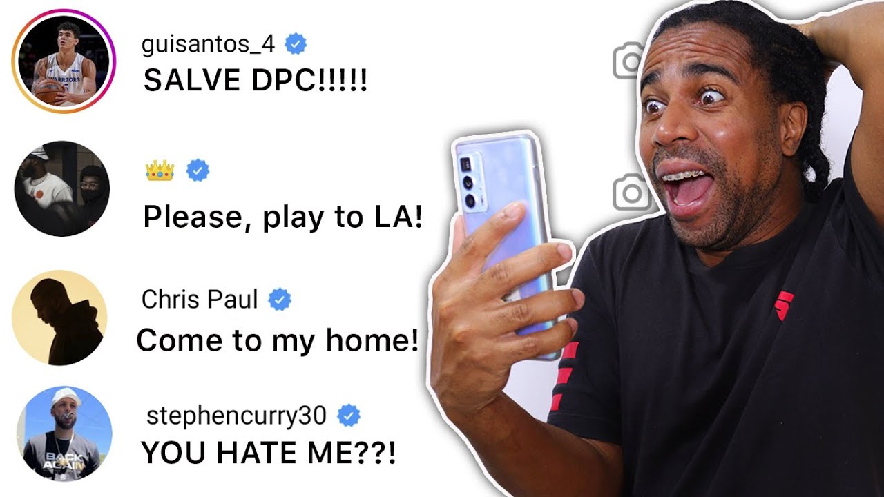 MANDEI DM PARA OS JOGADORES DA NBA & 3 DELES ME RESPONDERAM!!!