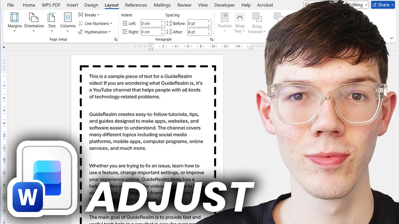 How To Adjust Page Border Margins In Microsoft Word - Step By Step ...