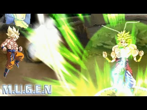 Broly Vs Goku SSJ Legendary Dragonball MUGEN Fight 