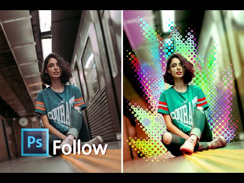 포토샵_하프톤사용 간단한 이미지만들기 - Simple Image Halftone. Tutorial.