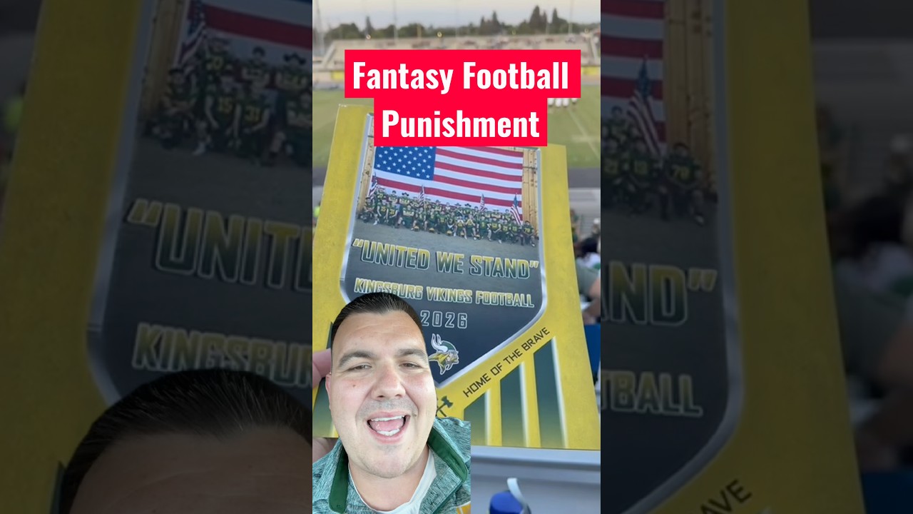 LAST PLACE PUNISHMENT: Kingsburg High School football Program Photo