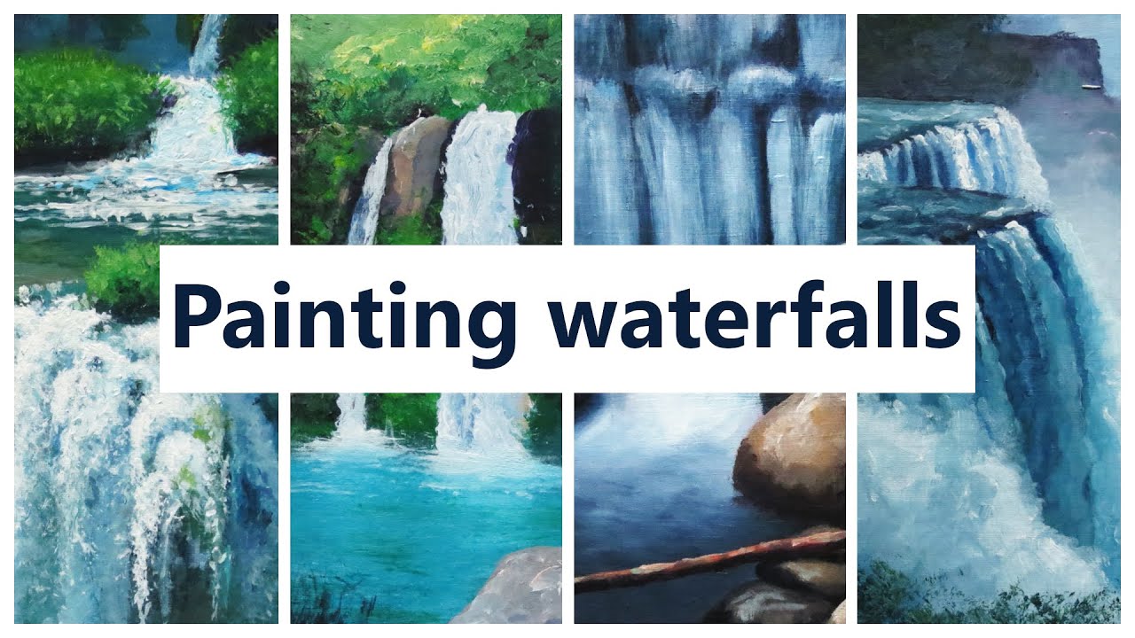 How To Paint Waterfalls With Acrylic Paint YouTube Maxresdefault