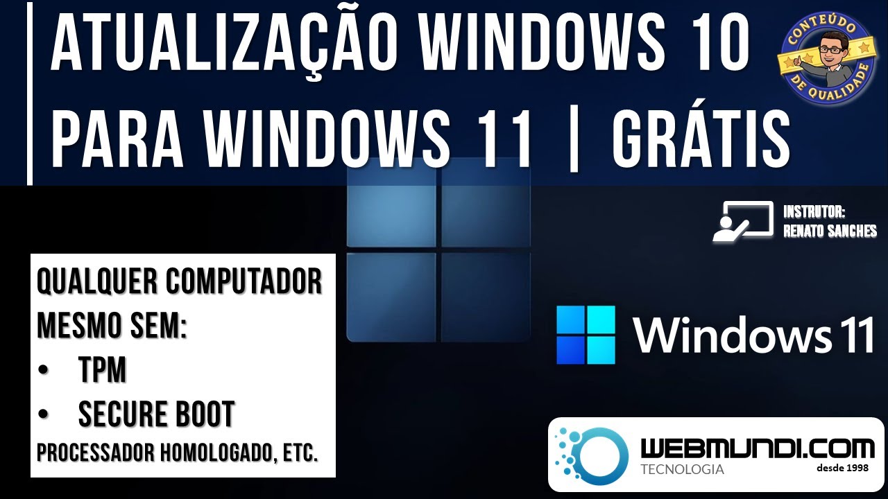 Como INSTALAR o Windows 11 GRÁTIS