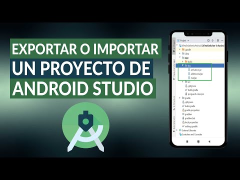 Cómo exportar o importar un proyecto de ANDROID STUDIO en archivo Zip