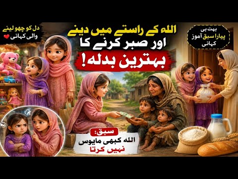 Ayesha Aur Fatima Ki Kahani | Sabr Aur Neki Ka Khoobsurat Inaam 🌸🤲 | Inspirational Islamic Story | 
