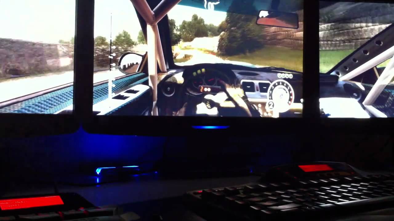Dirt 2 ATI 5870 2GB Eyeinfinty 3 Monitors