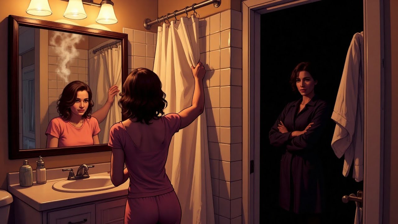 Reencarnada, mi compañera de cuarto instaló una cortina en el baño — creyó que su truco había