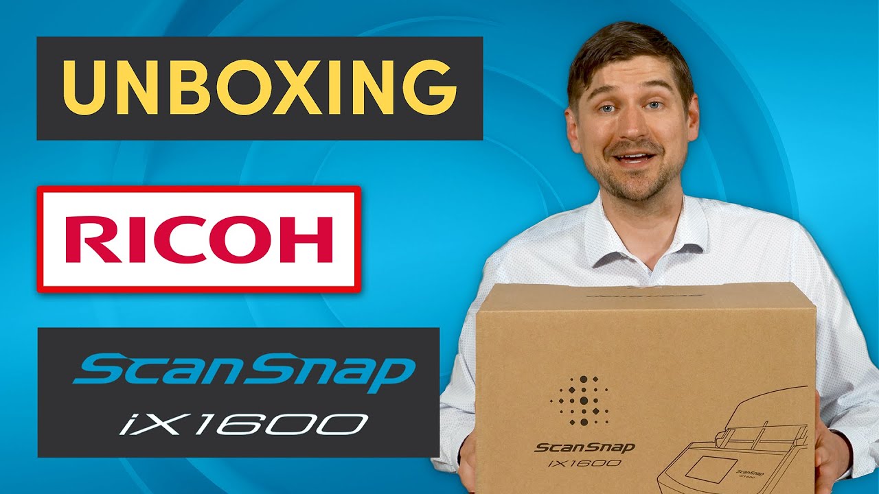 📦 ScanSnap iX1600 Desktop Scanner (Unboxing) What You Find Inside