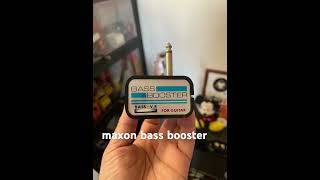 maxon bass booster #guitar #fender #guitarpedals - YouTube