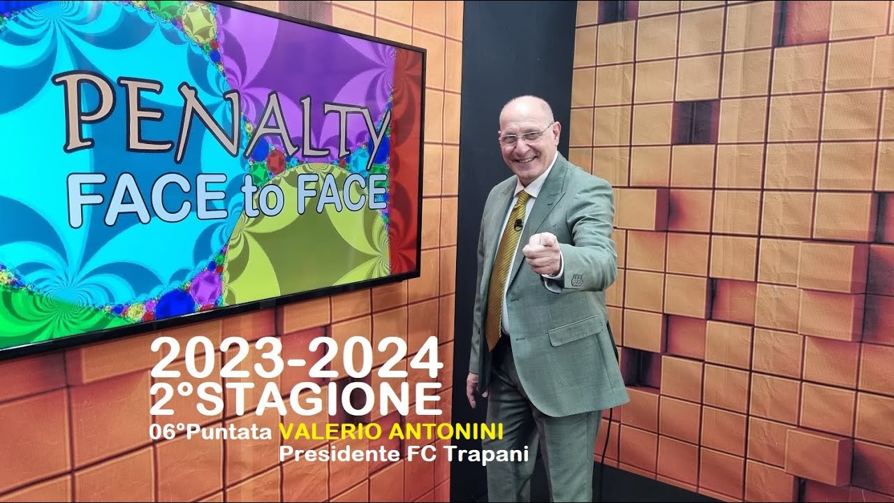 FACE TO FACE 2°stagione 6°Puntata VALERIO ANTONINI (Presidente FC Trapani)