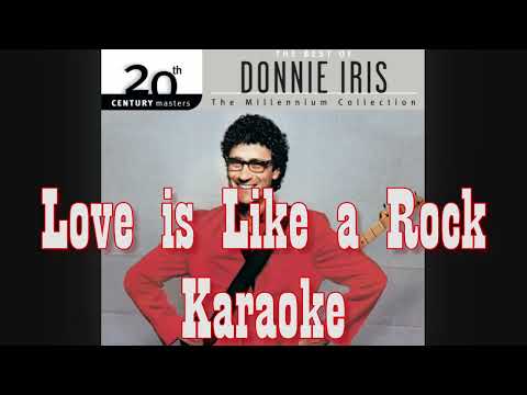 LOVE is like a ROCK Donnie Iris Karaoke #karaoke #coversong