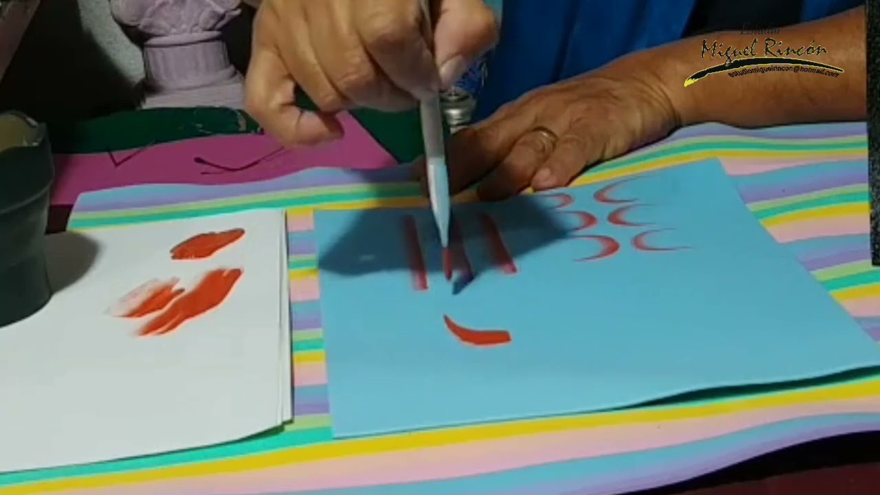 Como hacer pintura marron