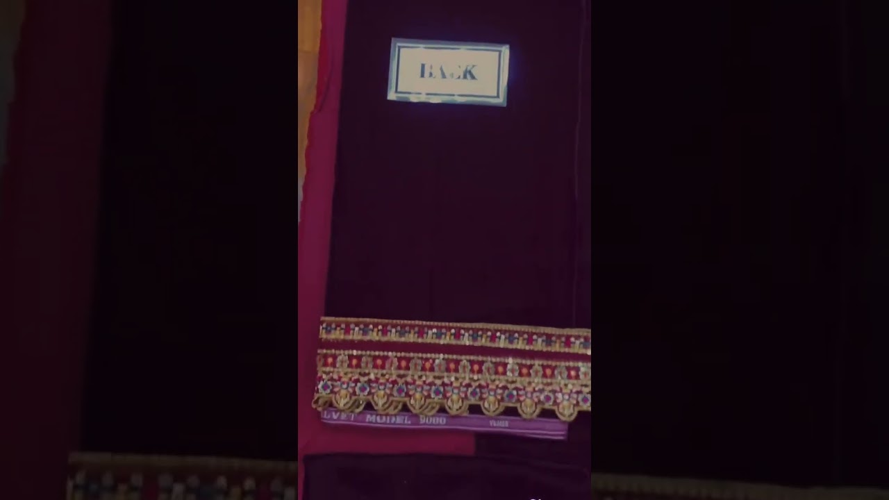 Jazmin Velvet Suit 2024 - Exclusive Open Fabric Showcase | LadiesReplica.com