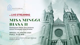 Download Lagu MISA HARI MINGGU BIASA II -  MINGGU 18 JANUARI 2026, PK 16.30 WIB MP3