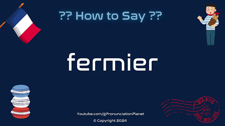 How to Pronounce 👨‍🌾 fermier in French? (CORRECTLY) | How to Say Farmer in French? | Learn French!