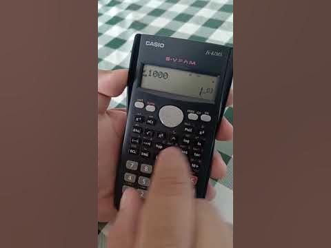 Calculadora científica - trabalhando com notação científica 