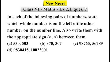 Q 7 - Ex 2.1 - Whole Numbers - Chapter 2- Class 6th NCERT Maths | Class 6 maths ex 2.1 ques 7