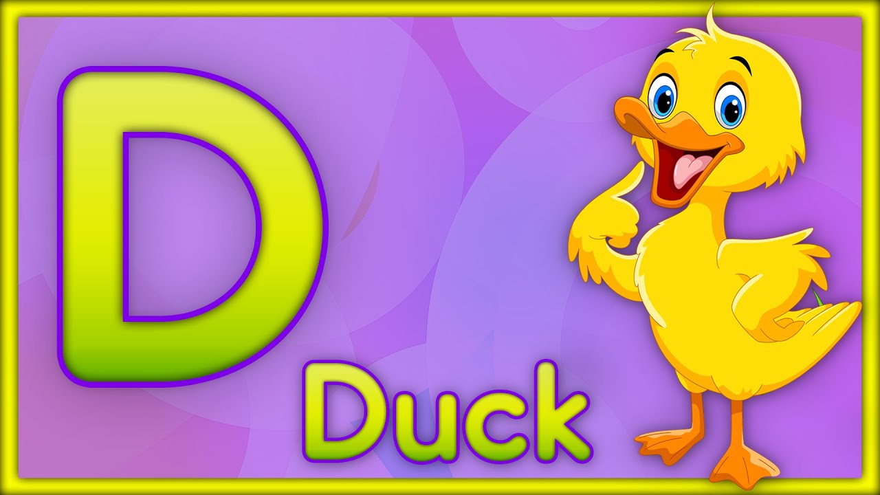 Letter D | Dog, Duck, Donut & Dinosaur - Learn the Letter D - YouTube