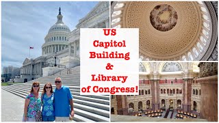 Touring the US Capitol Building & Library of Congress & Underground Tunnels! - Washington DC Vlog
