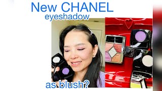 New Chanel Ombré Essentielle eyeshadow as BLUSH? Purple Obession - Summer 2024 Makeup 💄