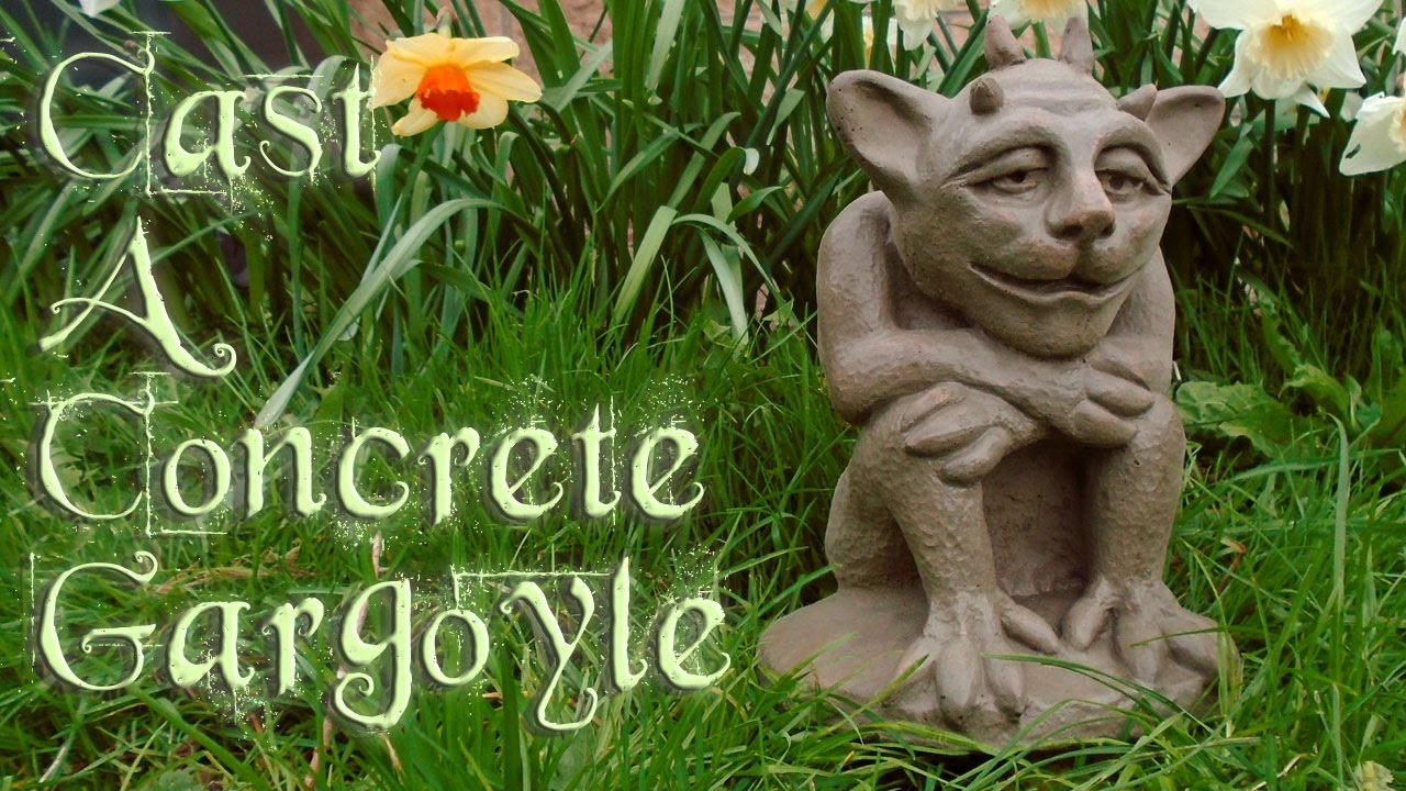 Cast A Concrete Gargoyle - YouTube