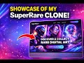 This is a pure HTML & Css Clone of SuperRare.com a online Art gallery