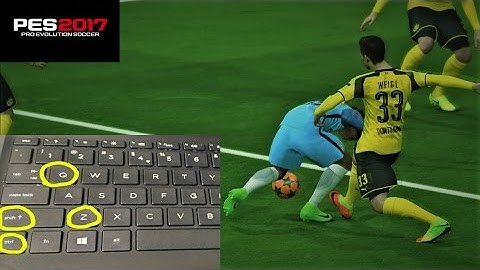 How To Dive In PES 17 And Pes18  With Keyboard