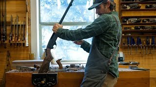 Carving A Walnut Shotgun Stock