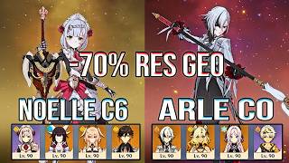 Lunar Crystallize Noelle & Arlno Destroy Abyss 12 Genshin Impact