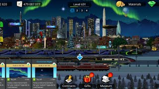Merry Christmas buy Christmas night and Santa's Polar theem in Trainstation game on rails screenshot 2