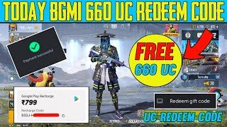 BGMI FREE REDEEM CODE | BGMI 660 UC REDEEM CODE | BGMI NEW REDEEM CODE | TODAY REDEEM CODE screenshot 4