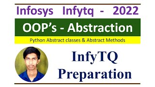 InfyTQ Python Preparation: Abstraction | Abstract Classes & Methods Explained with Examples
