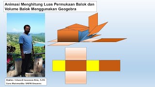 Animasi Luas Permukaan Balok dan Volume Balok Menggunakan Geogebra