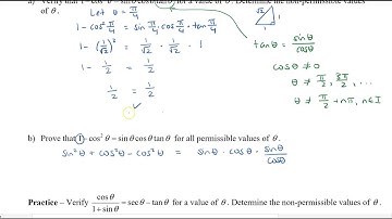 Math 12 - Sec 6.3 Proving Identities