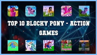 Top 10 Blocky Pony Android Games screenshot 5