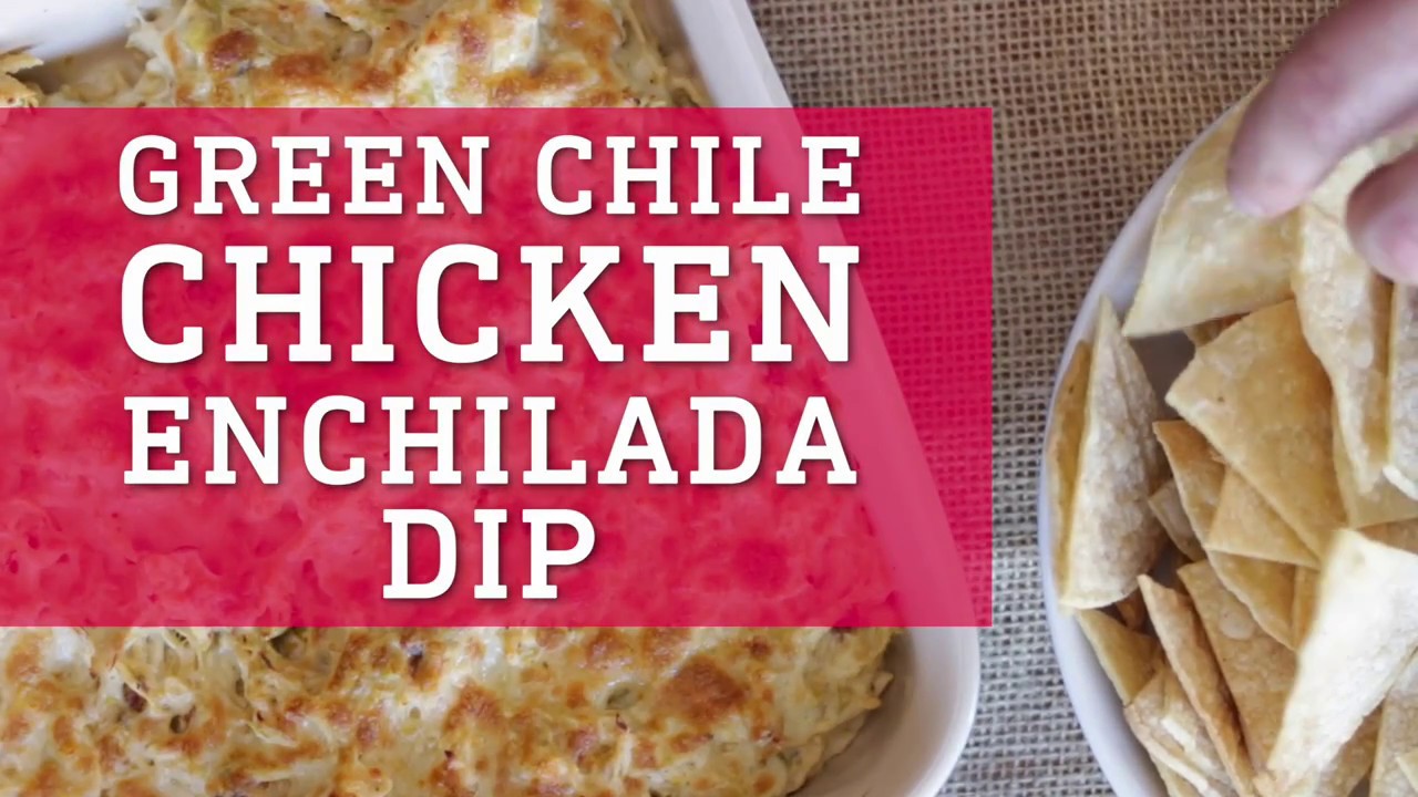 Green Chili Chicken Enchilada Dip YouTube