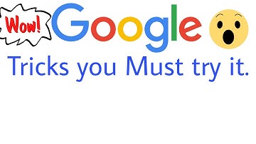 6.Awesome Google tricks You MUST try that nobody know it