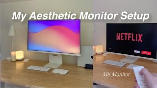 THE MOST AESTHETIC MONITOR | Samsung M8 Monitor Review