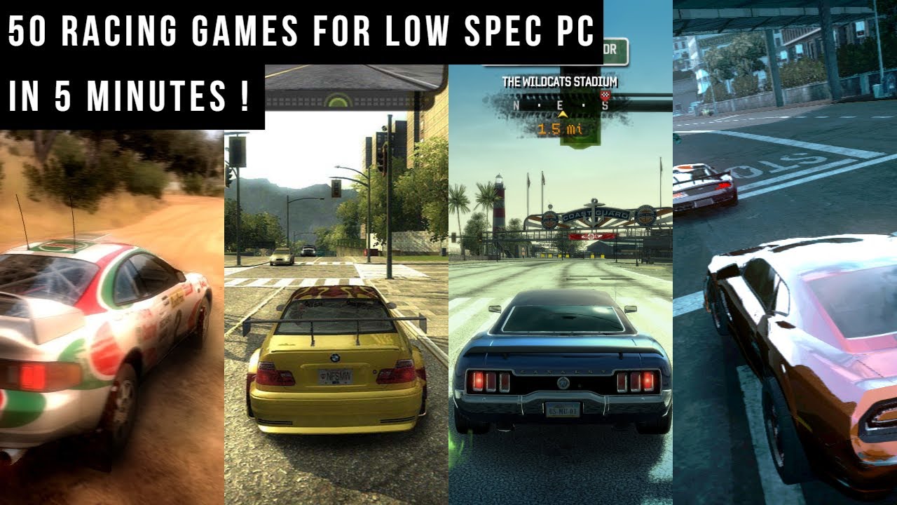 50 Best Car Racing Games for Low Spec PC in 5 Minutes! 