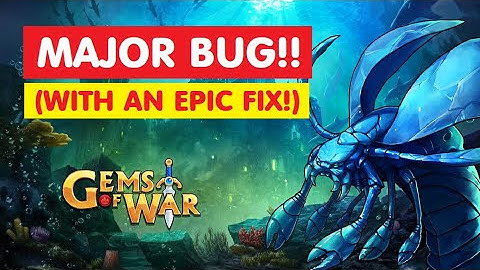 Gems of War Epic BUG! How to FIX this issue & GLITCH? Problem solved!