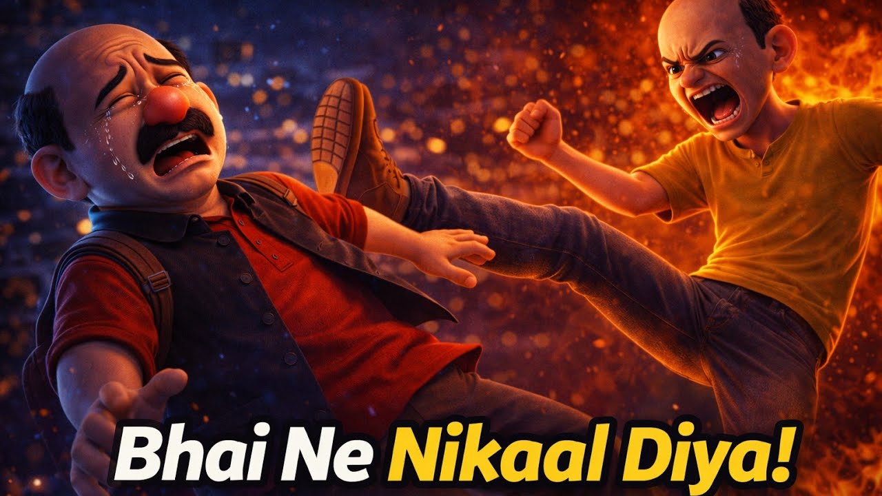 Motu Ko Ghar Se Nikaal Diya | Bhai Bana Dushman | Emotional Story 😢🔥