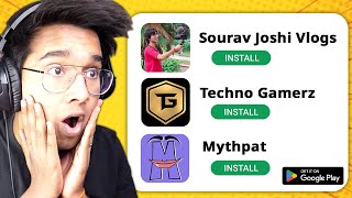 I PLAYED YOUTUBERS GAMES ON PLAYSTORE😱