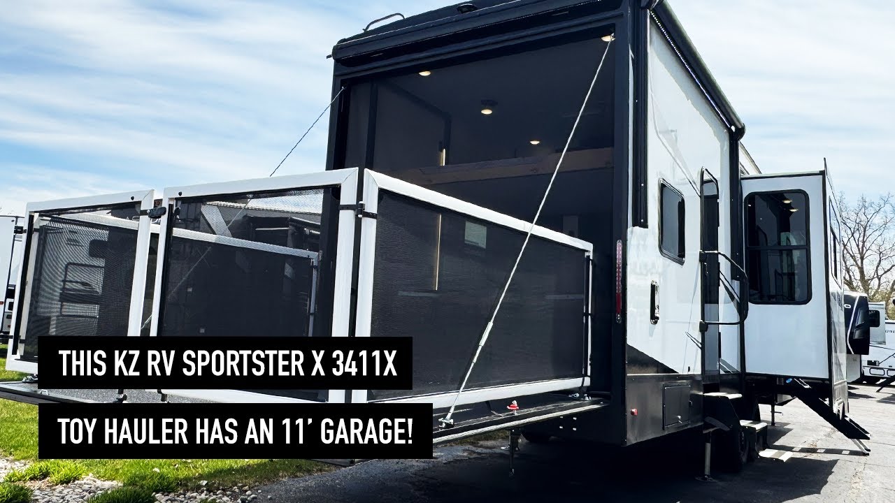 New 2025 KZ Sportster X 3411X Toy Hauler Fifth Wheel at Veurink's