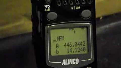 Alinco DJ-X2000 Flash tune